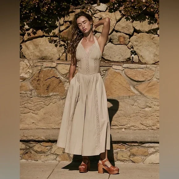 Free People making moments jumpsuit - Picture 1 of 3